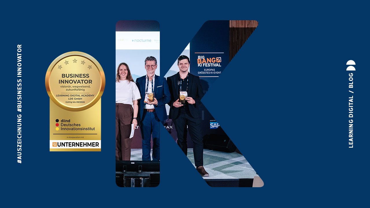 Business Innovator Auszeichnung Big Bang KI Festival
